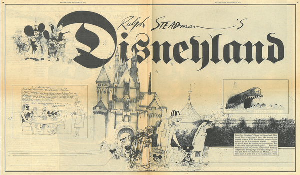 Disneyland etching